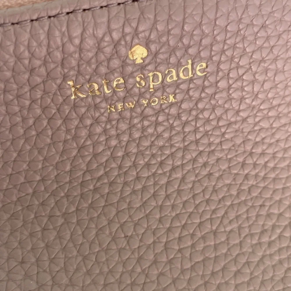 Kate Spade tan wristlet